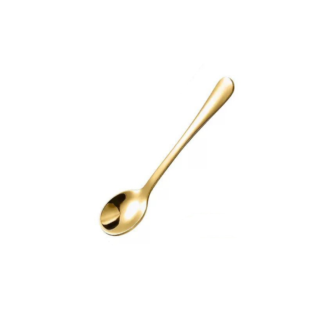 Kitchen Gadgets Gold - Petite cuillère Portable en acier inoxydable,