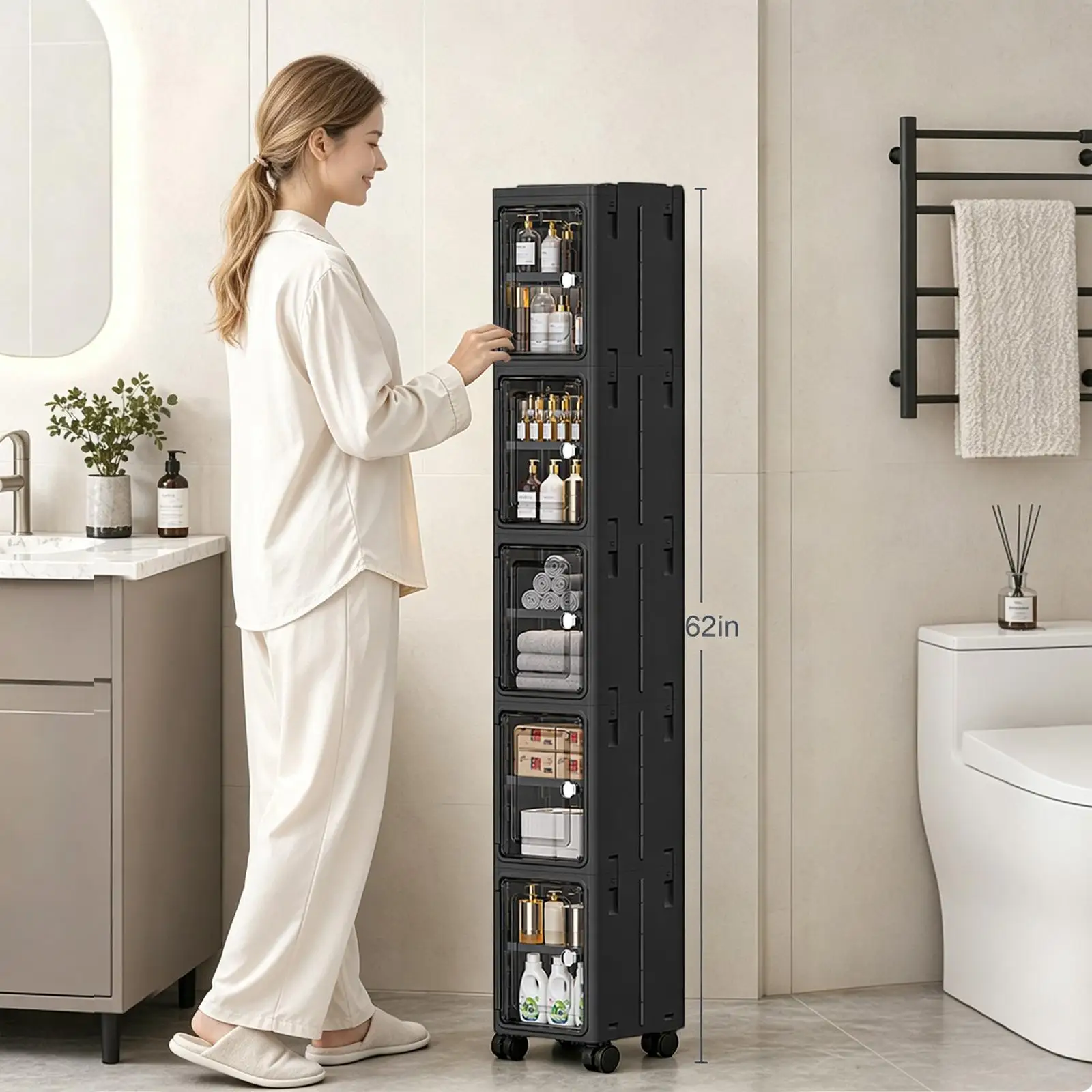 Armoire de rangement à roulett - Kitchen Gadgets Organizer avis et prix
