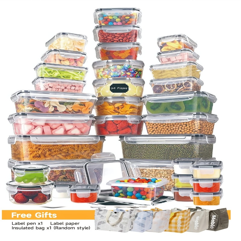 Ensemble de 48 contenants alim - Kitchen Gadgets Organizer avis et prix