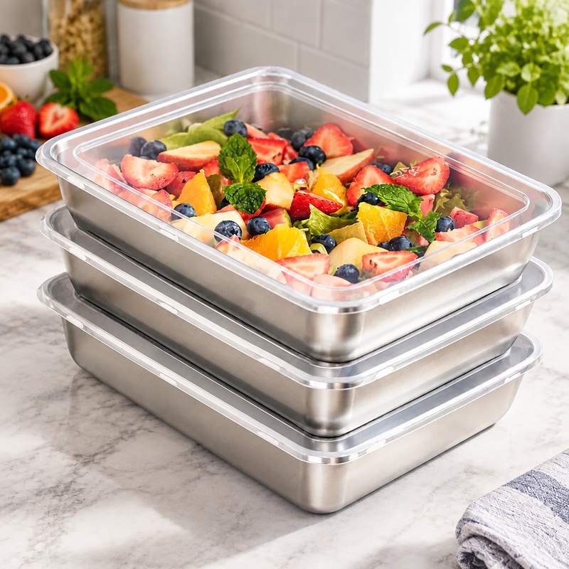 Ensemble de trois boîtes hermé - Kitchen Gadgets Organizer avis et prix